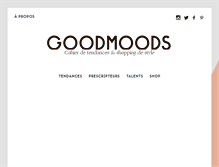 Tablet Screenshot of goodmoods.com